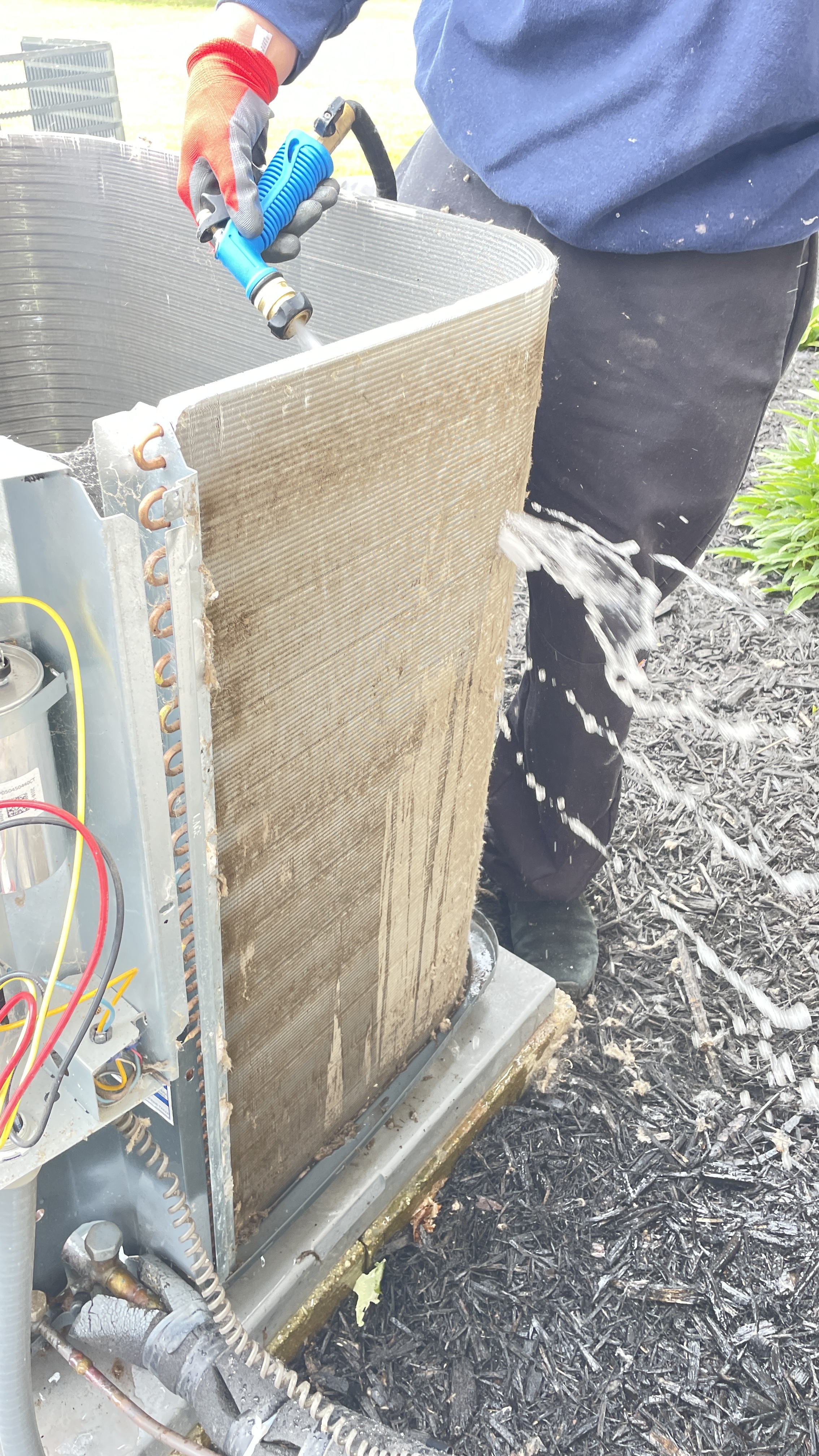 AC Not Cooling? Have Advantage Heating & Cooling Clean your condenser. Thumbnail
